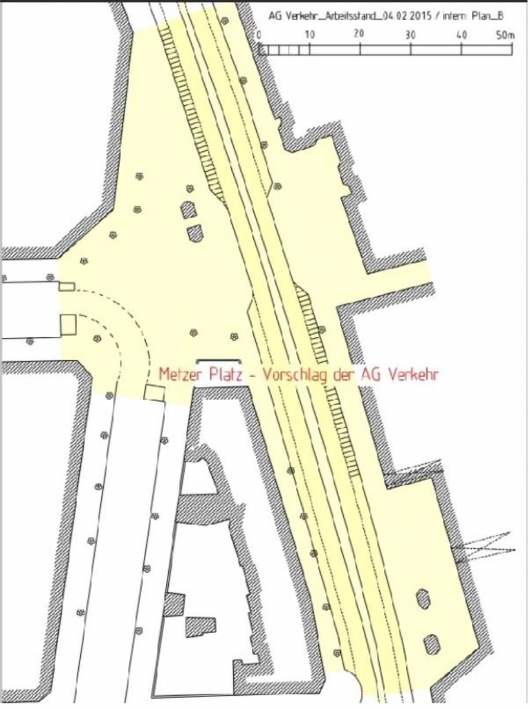 Metzer Platz - Vorschlag der AG Verkehr